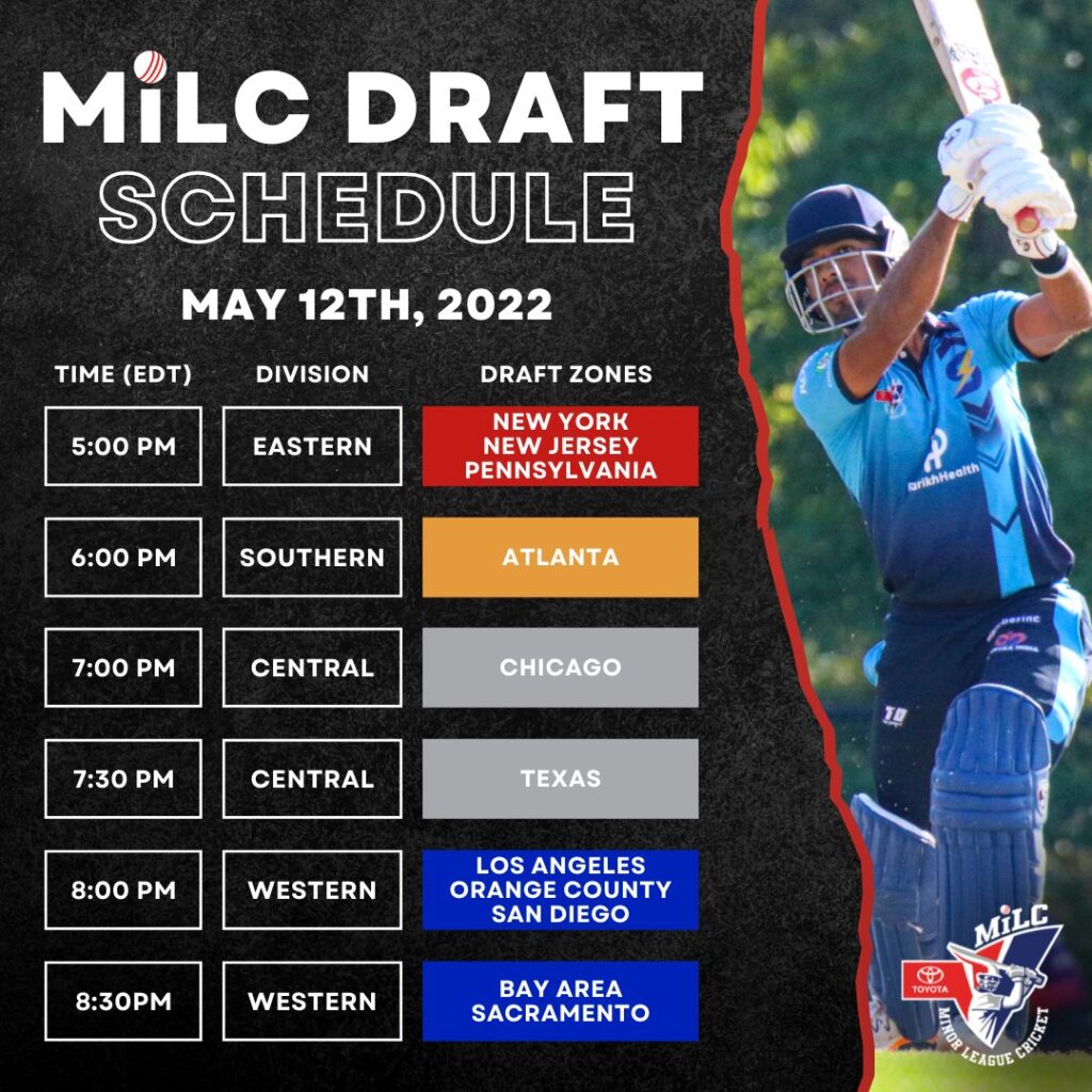 MiLC Draft Schedule